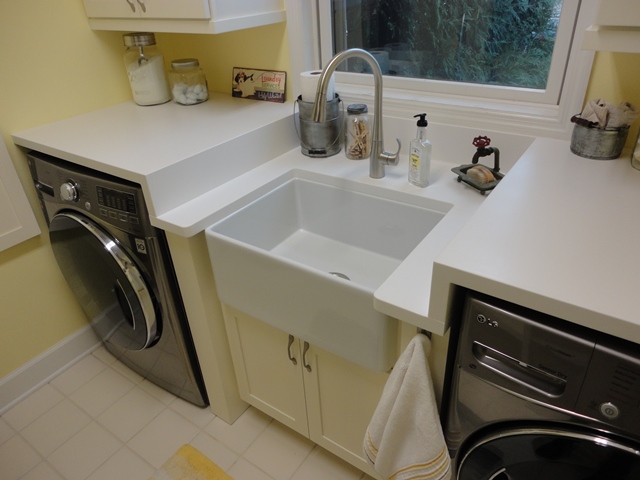 Bright Laundry Room Update in Madison, WI