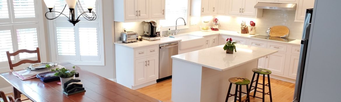 white kitchen remodel